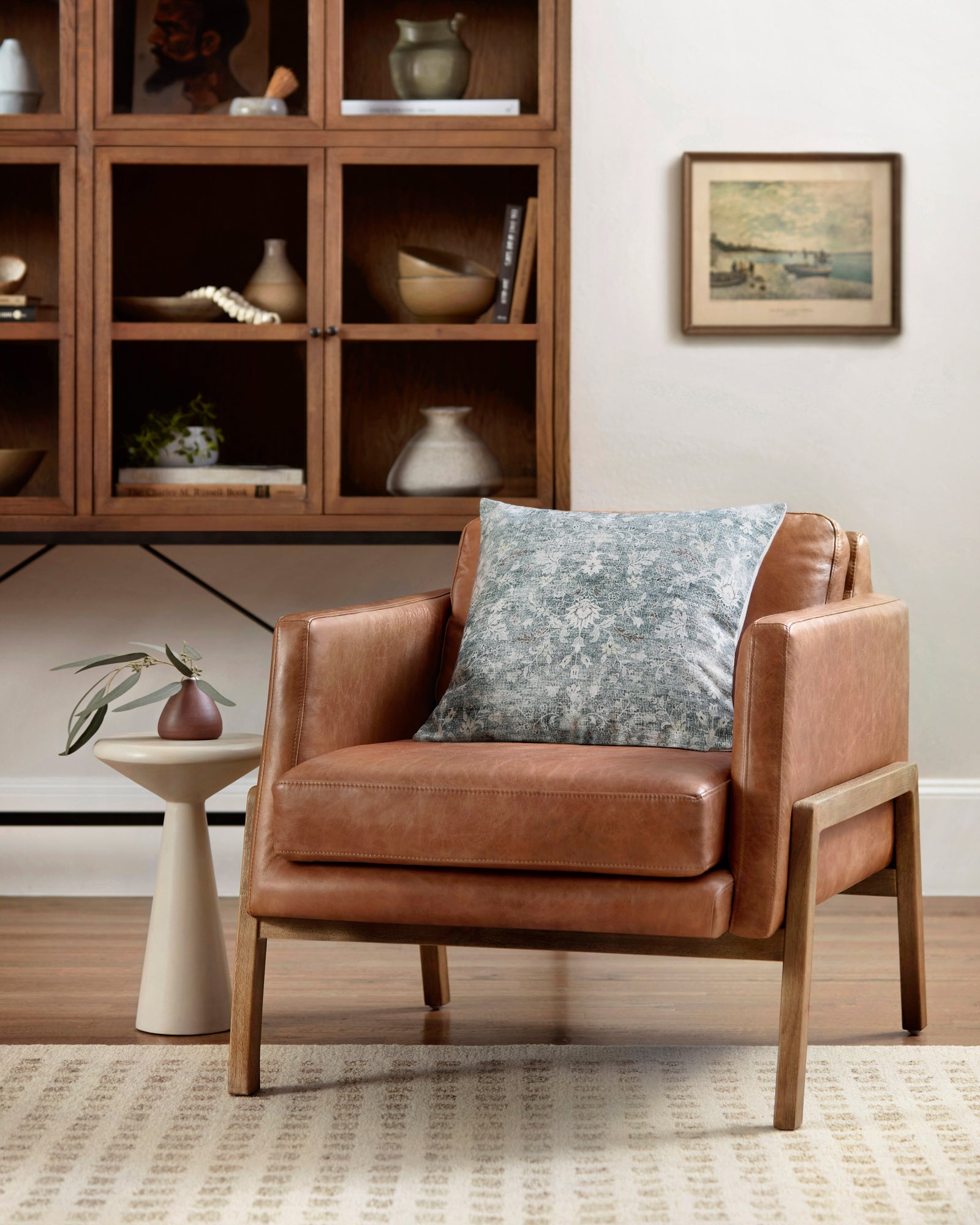 Grey Pillow (Pattern 7) — a Loloi pillow at Laurie Yapp Home.