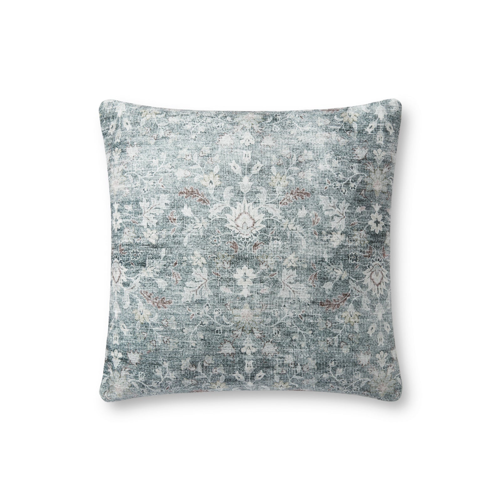 Grey Pillow (Pattern 7) — a Loloi pillow at Laurie Yapp Home.