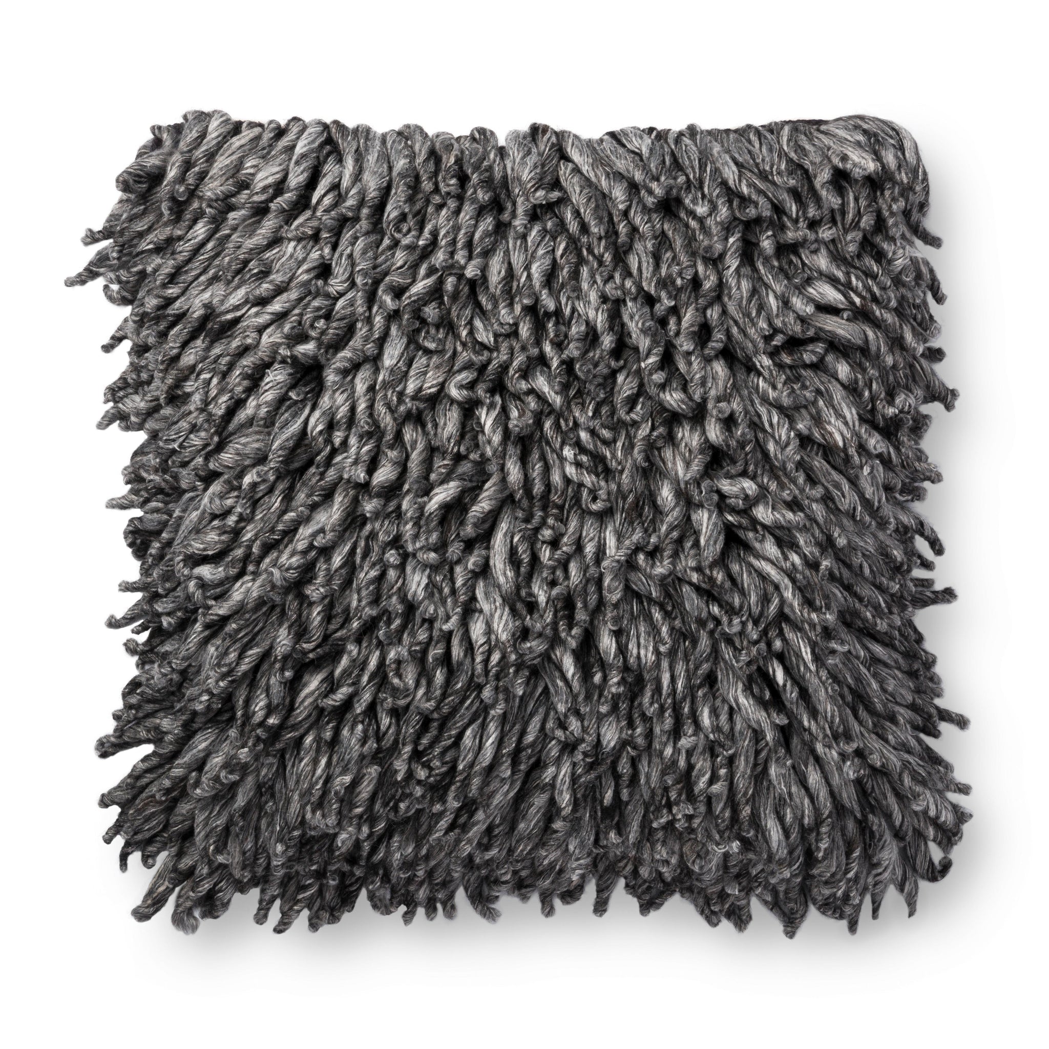 Charcoal Pillow (Pattern 3) — a Loloi pillow at Laurie Yapp Home.