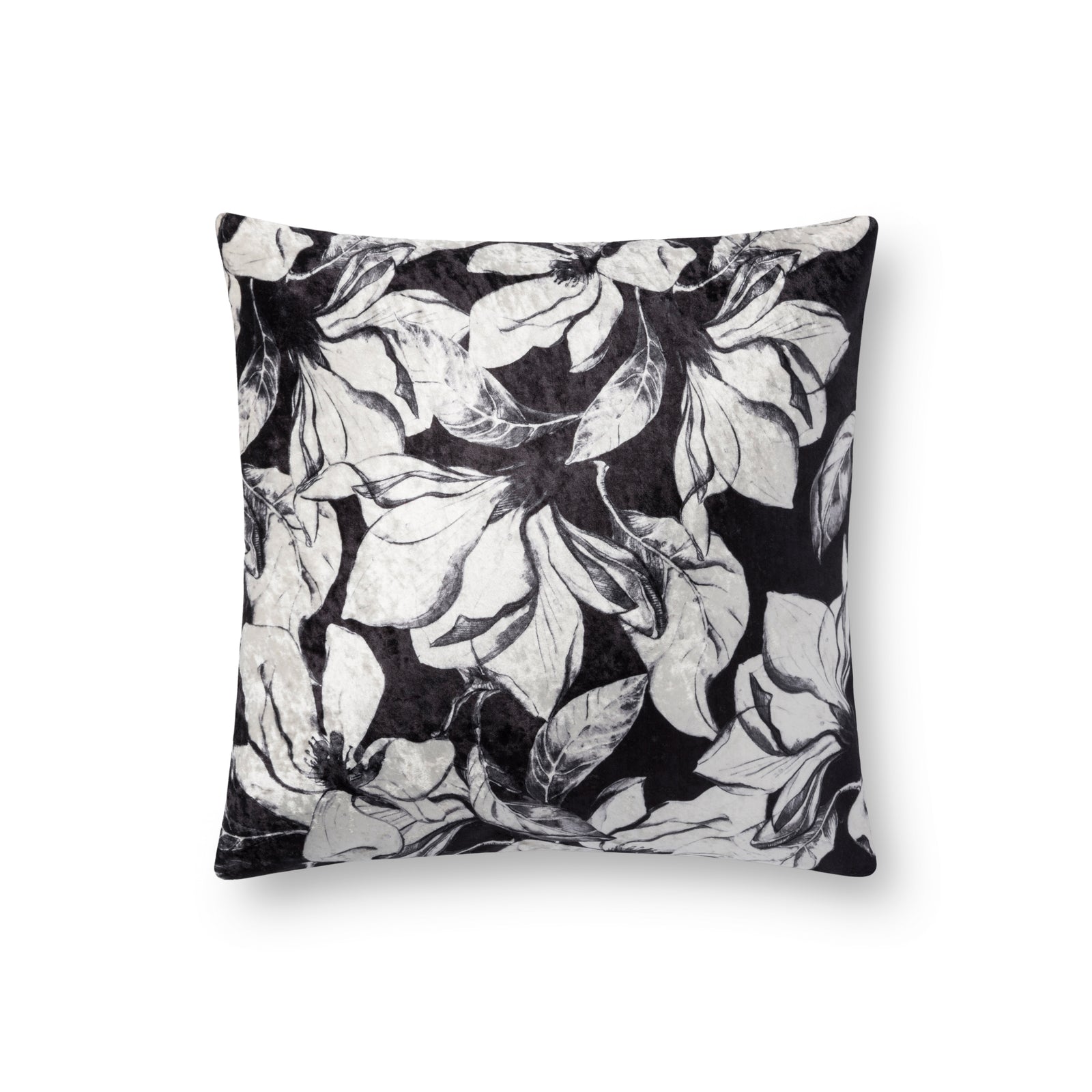 Black / White Pillow (Pattern 2) — a Loloi pillow at Laurie Yapp Home.