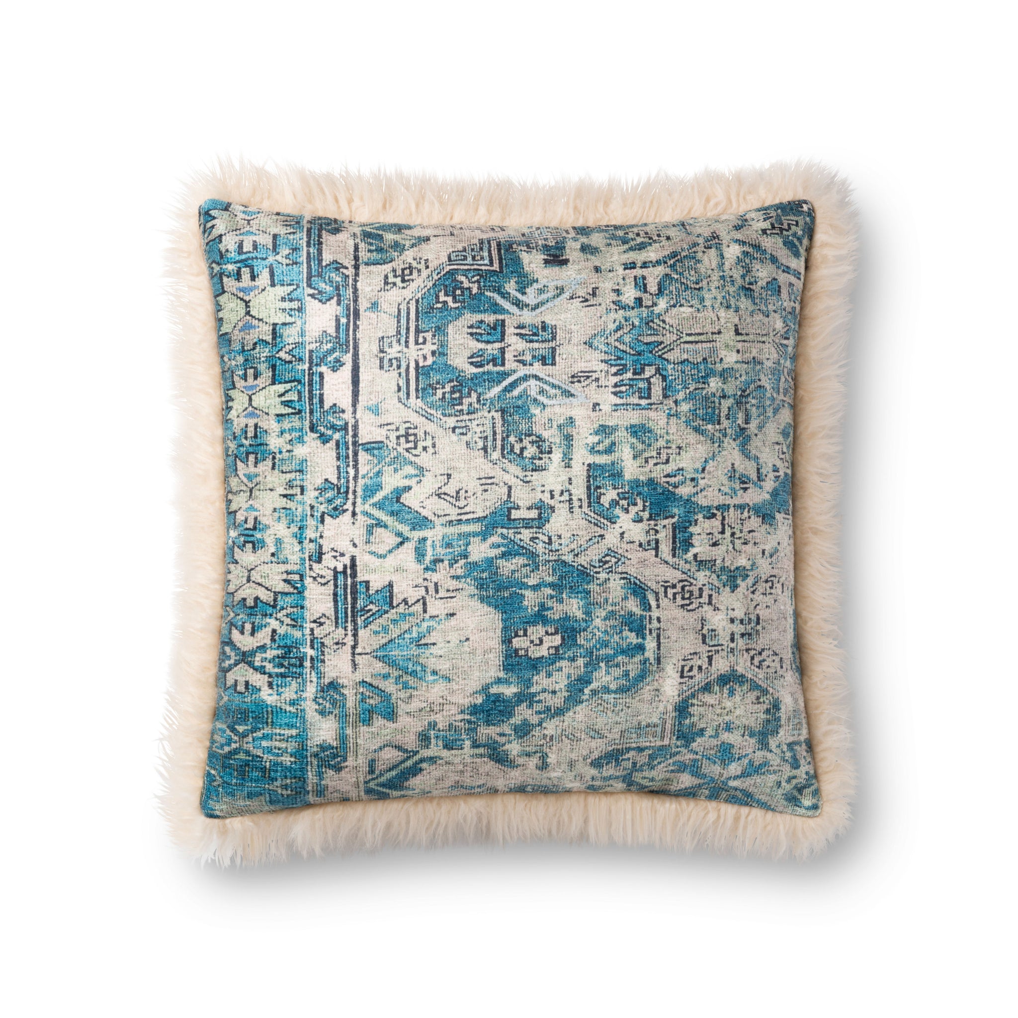 Multi / Ivory Pillow — a Loloi pillow at Laurie Yapp Home.