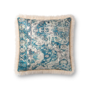 Multi / Ivory Pillow — a Loloi pillow at Laurie Yapp Home.