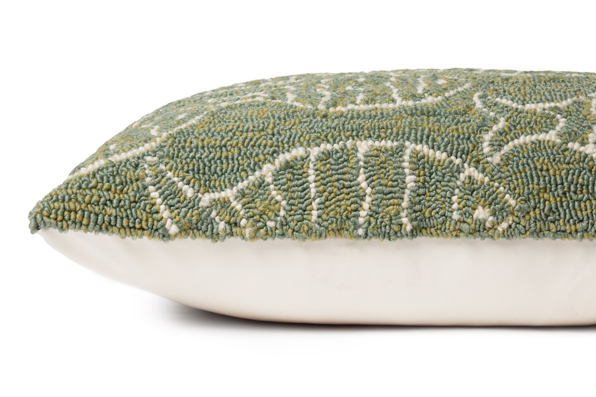 Green Pillow (Pattern 6) shown from another angle.