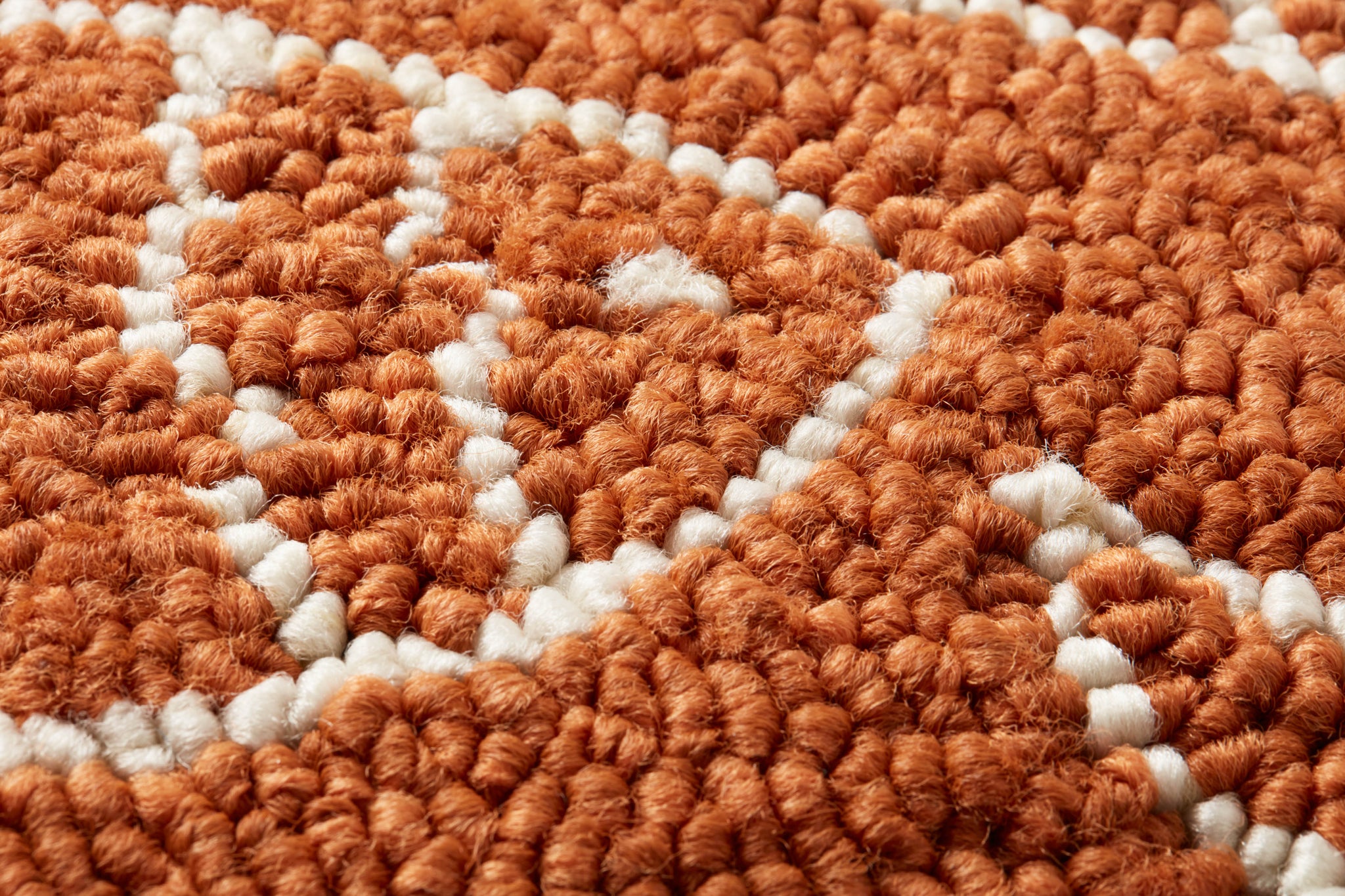Orange Pillow (Pattern 2) shown from a different angle to reveal its pattern.