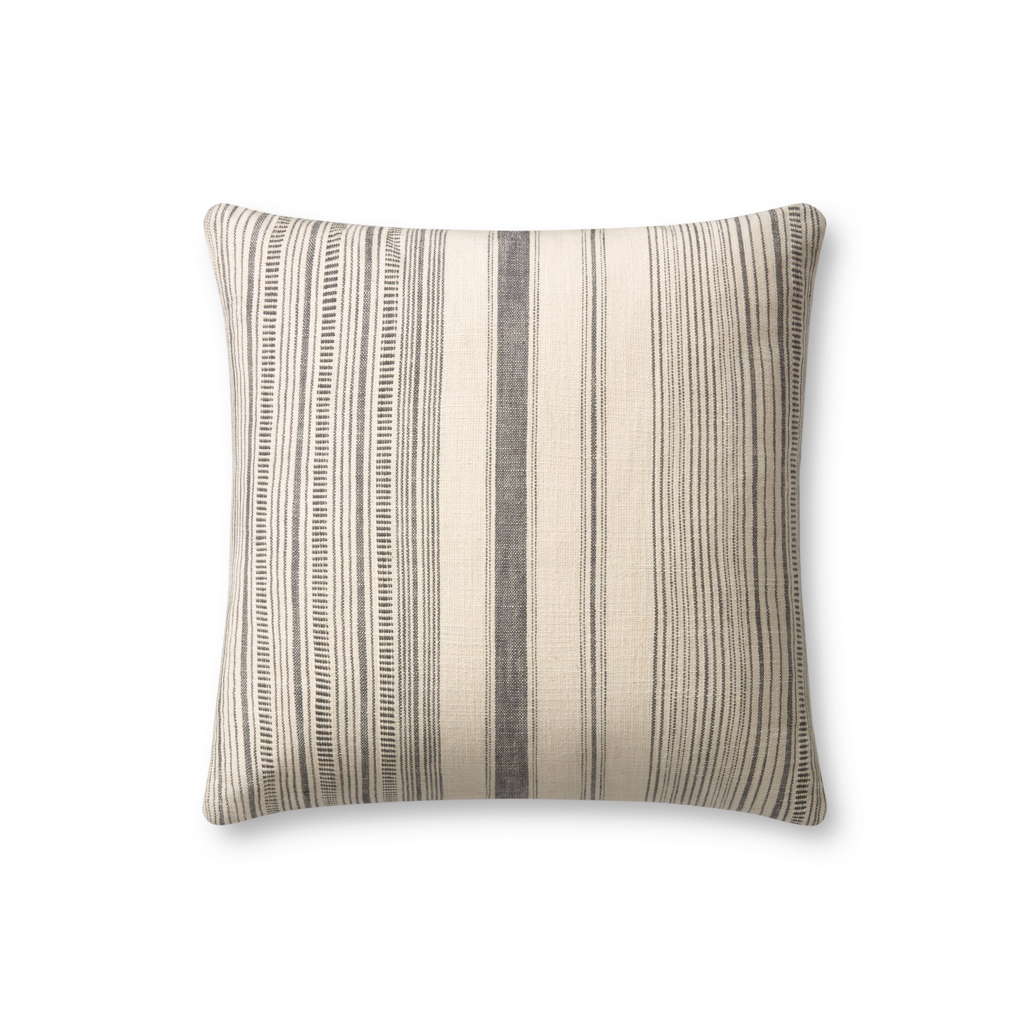 Celina Ivory / Grey Pillow — a Loloi pillow at Laurie Yapp Home.