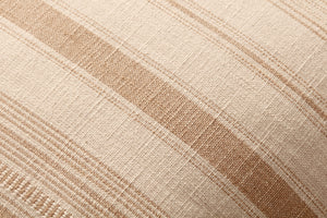 Celina Ivory / Wheat Pillow shown from a different angle to reveal its pattern.