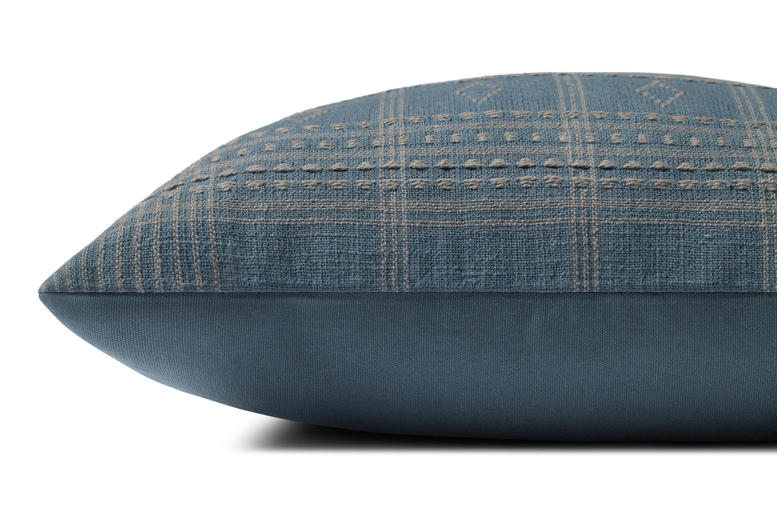 Lina Blue / Slate Pillow — a Loloi pillow at Laurie Yapp Home.