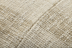 Beige / Natural Pillow (Pattern 2) shown from a different angle to reveal its pattern.