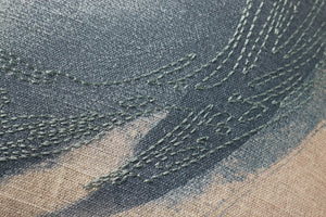 Blue Pillow (Pattern 7) shown from a different angle to reveal its pattern.