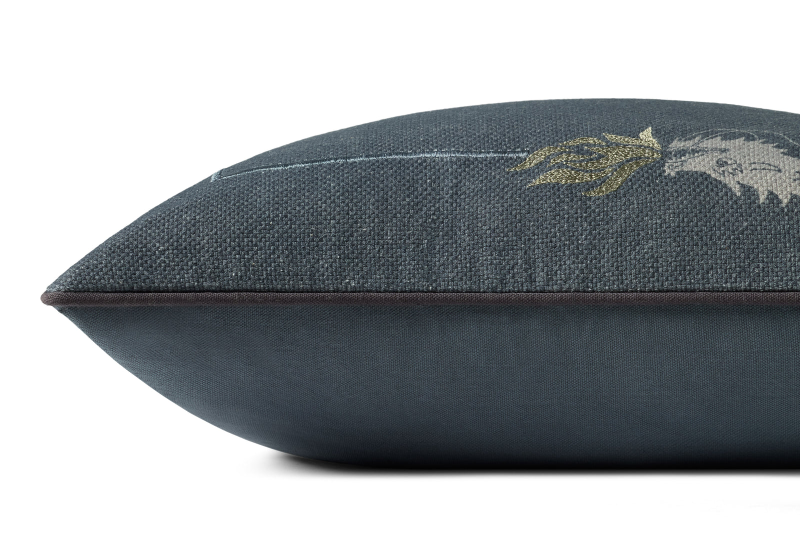 Blue Pillow (Pattern 8) — a Loloi pillow at Laurie Yapp Home.