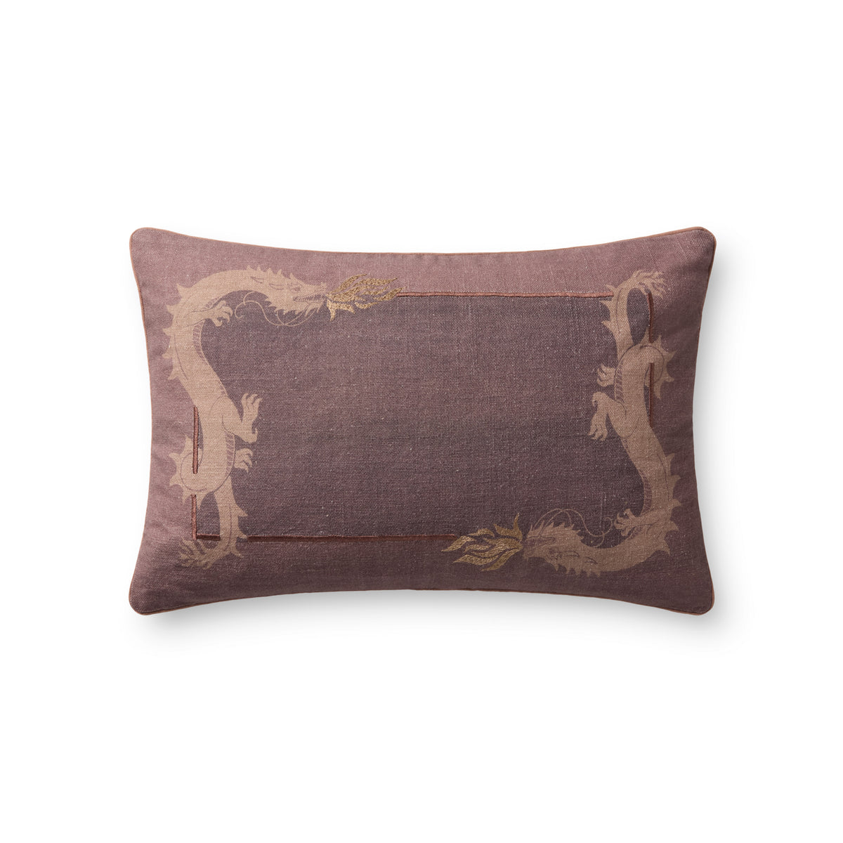 Mauve Pillow (Pattern 1) — a Loloi pillow at Laurie Yapp Home.