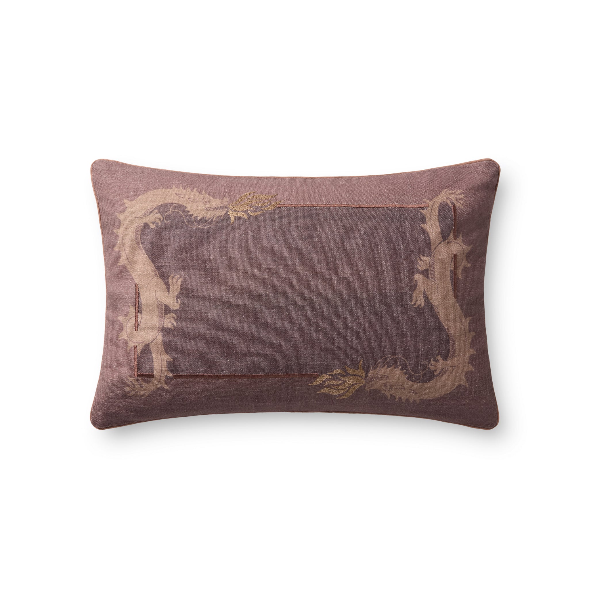 Mauve Pillow (Pattern 1) — a Loloi pillow at Laurie Yapp Home.