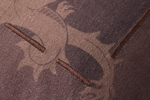 Mauve Pillow (Pattern 1) shown from a different angle to reveal its pattern.