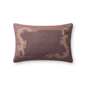 Mauve Pillow (Pattern 1) — a Loloi pillow at Laurie Yapp Home.