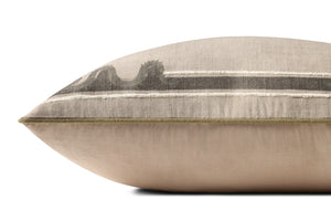 Natural / Green Pillow (Pattern 1) shown from a different angle to reveal its pattern.