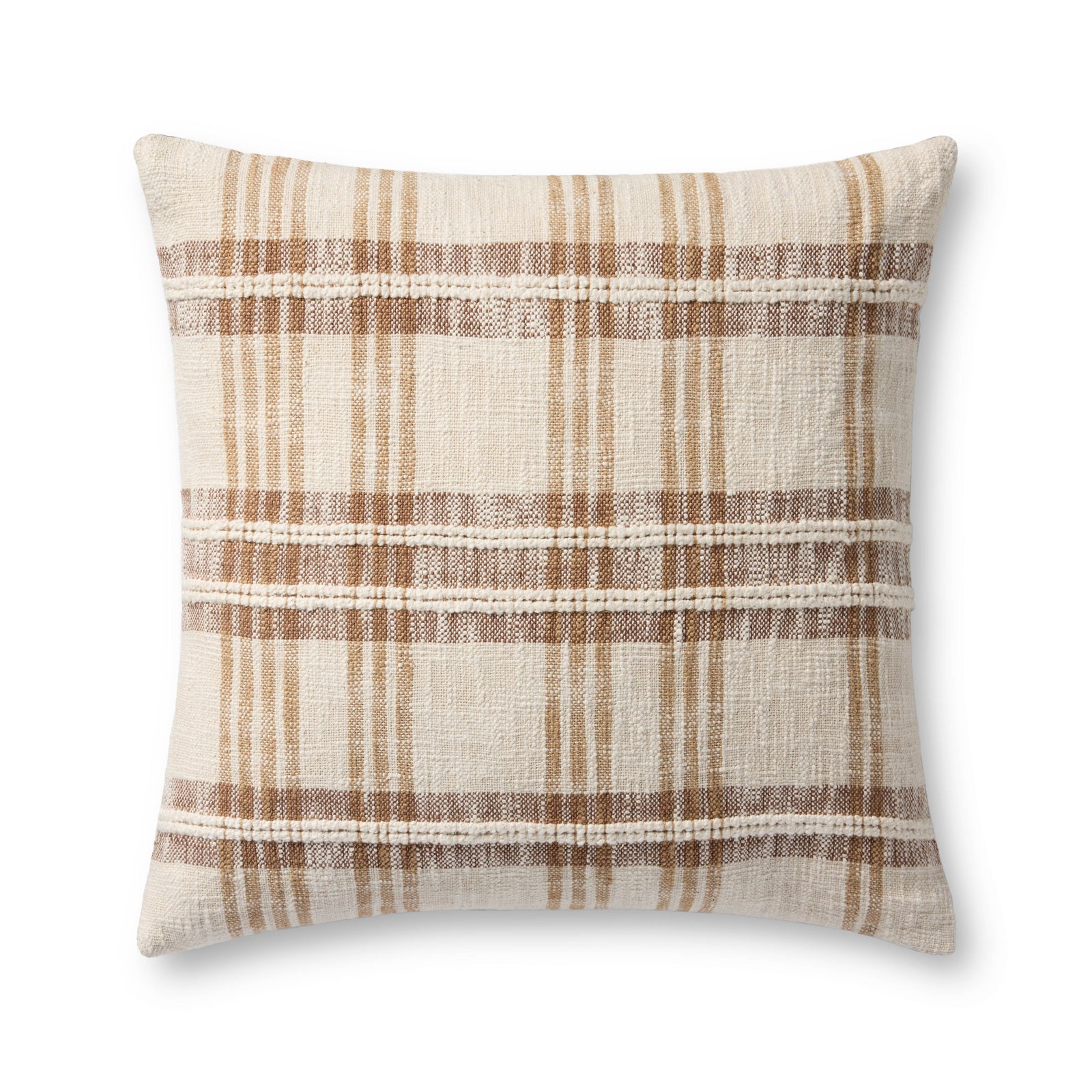 Tan / Multi Pillow — a Loloi pillow at Laurie Yapp Home.