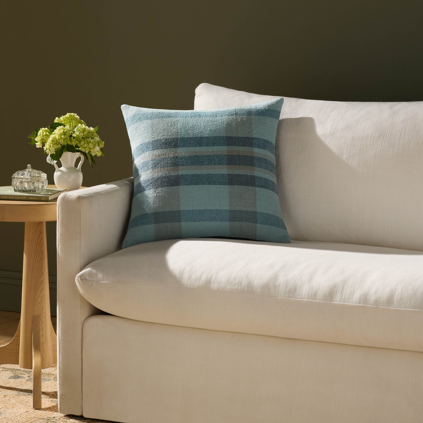 Andi Blue / Multi Pillow — a Loloi pillow at Laurie Yapp Home.
