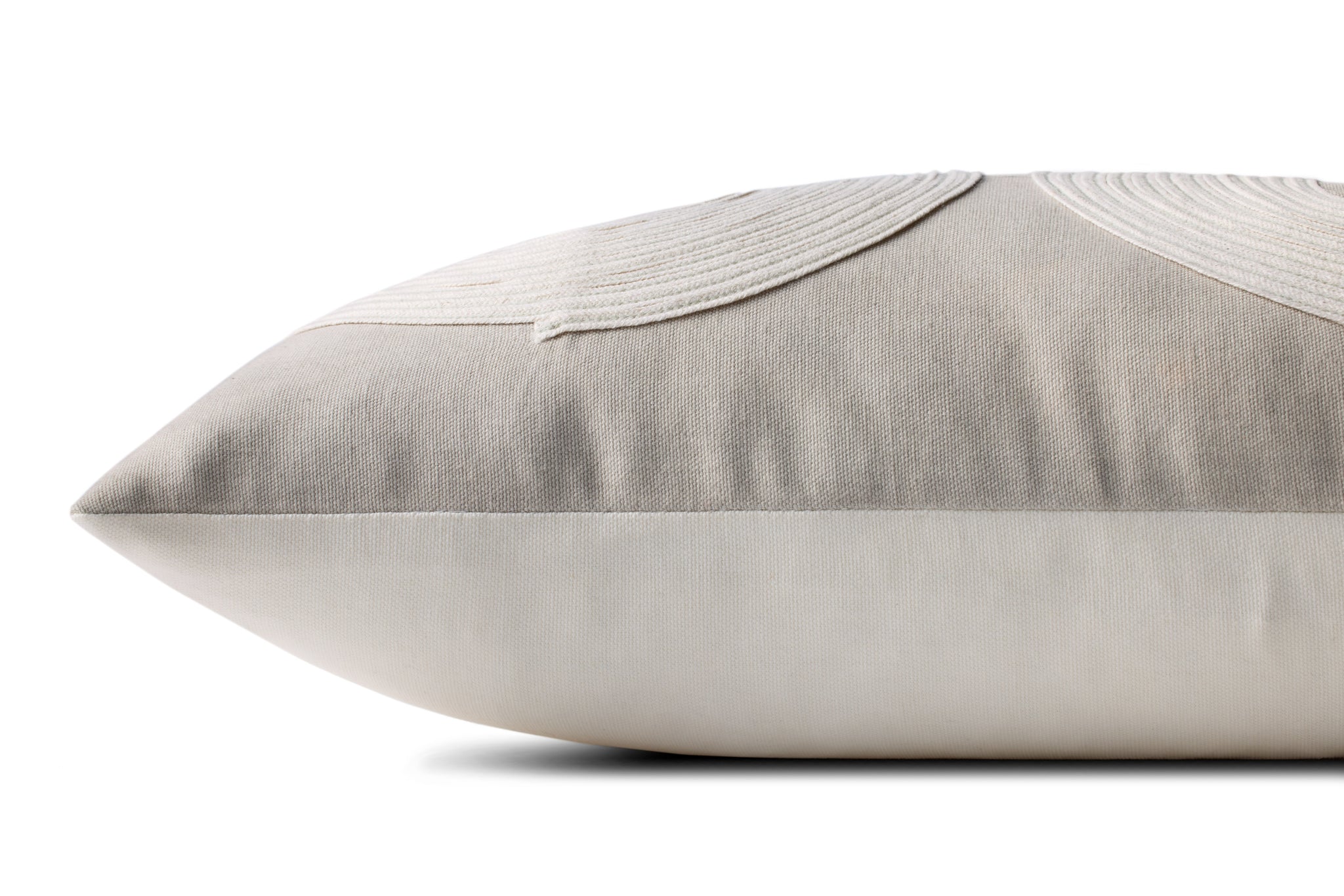 Taupe / Natural Pillow shown from another angle.