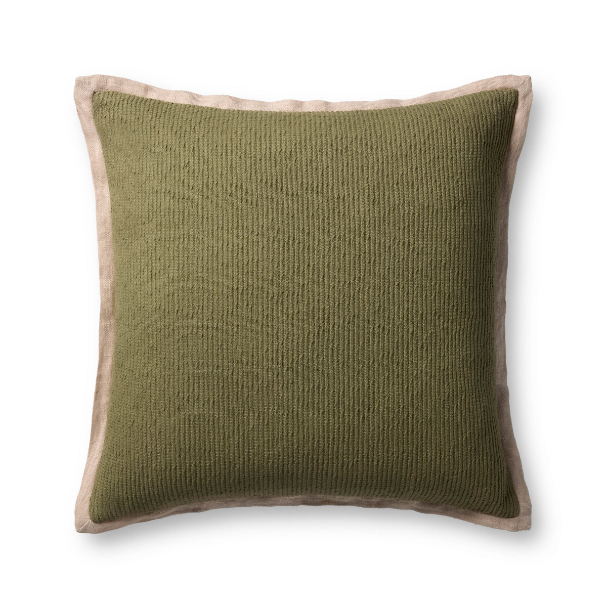 Green Pillow (Pattern 8) — a Loloi pillow at Laurie Yapp Home.