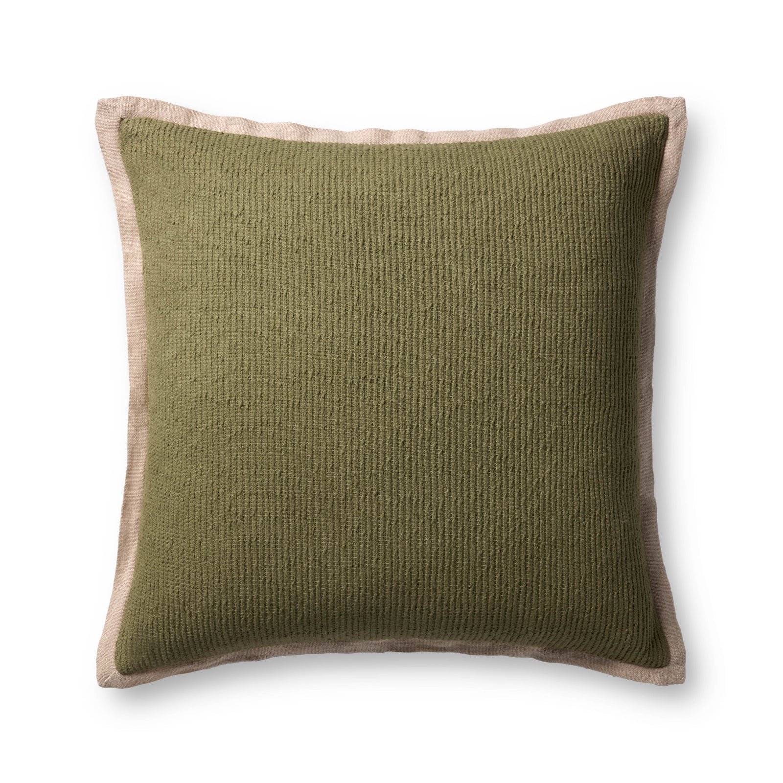 Green Pillow (Pattern 8) — a Loloi pillow at Laurie Yapp Home.