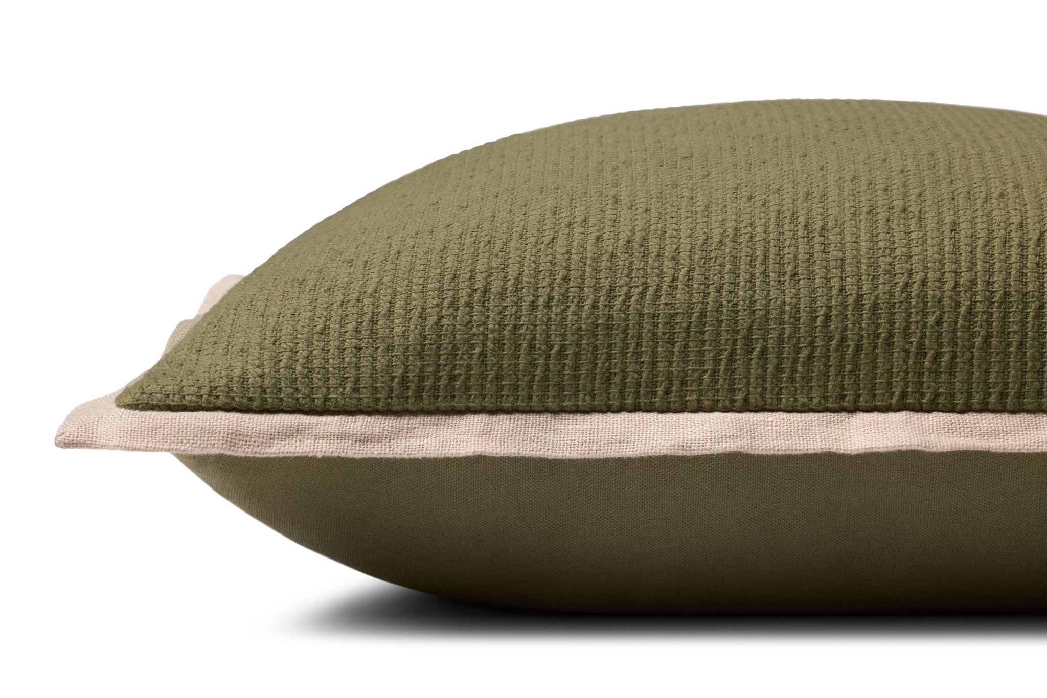 Green Pillow (Pattern 8) shown from a different angle to reveal its pattern.