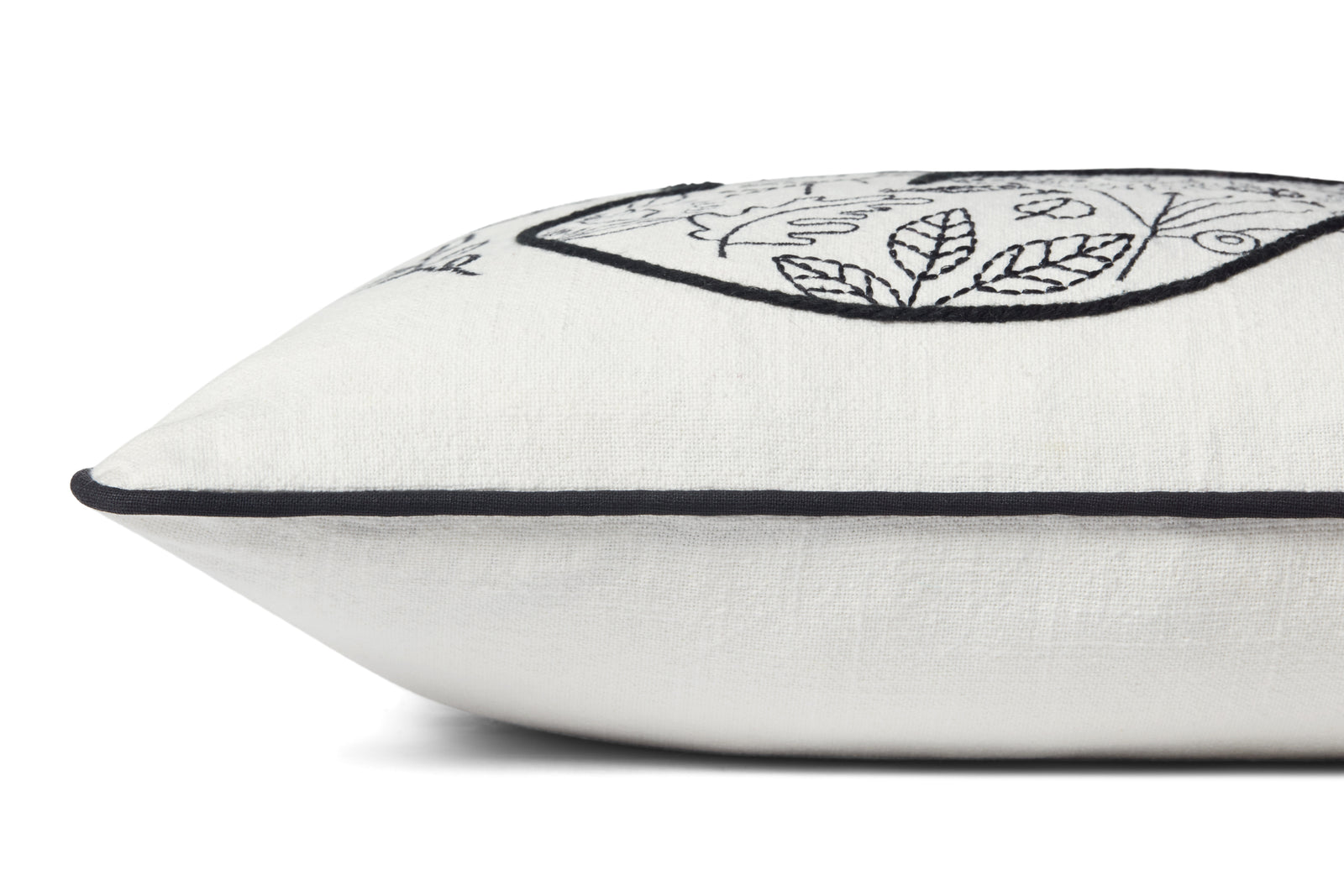 Black / Natural Pillow — a Loloi pillow at Laurie Yapp Home.
