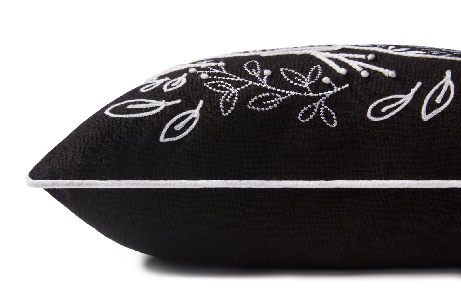 Black Pillow (Pattern 3) — a Loloi pillow at Laurie Yapp Home.