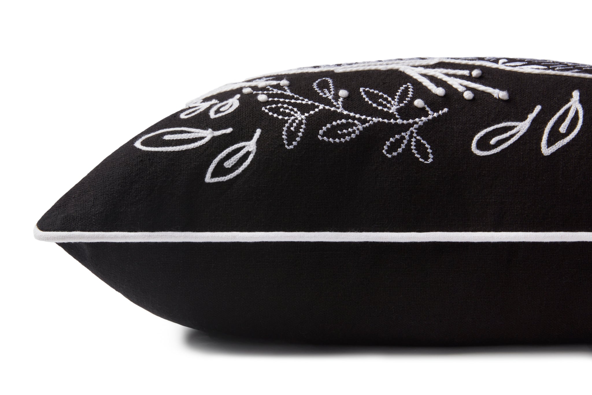 Black Pillow (Pattern 3) shown from another angle.