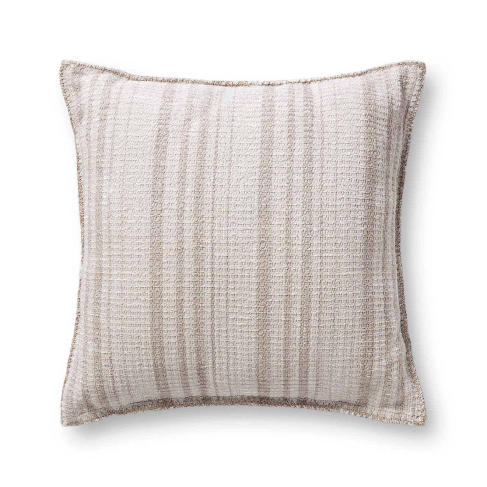 Ivory / Beige Pillow (Pattern 1) — a Loloi pillow at Laurie Yapp Home.