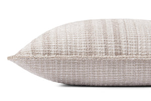 Ivory / Beige Pillow (Pattern 1) shown from a different angle to reveal its pattern.