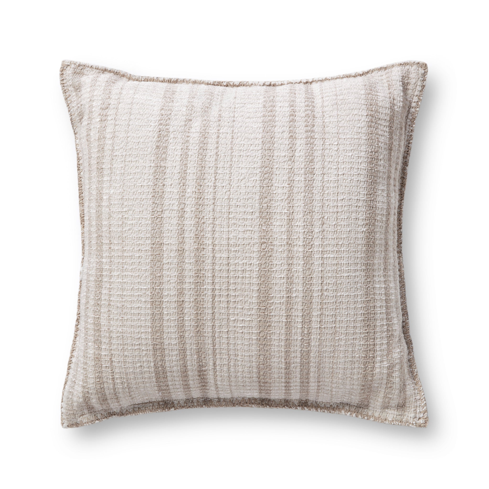 Ivory / Beige Pillow (Pattern 1) — a Loloi pillow at Laurie Yapp Home.