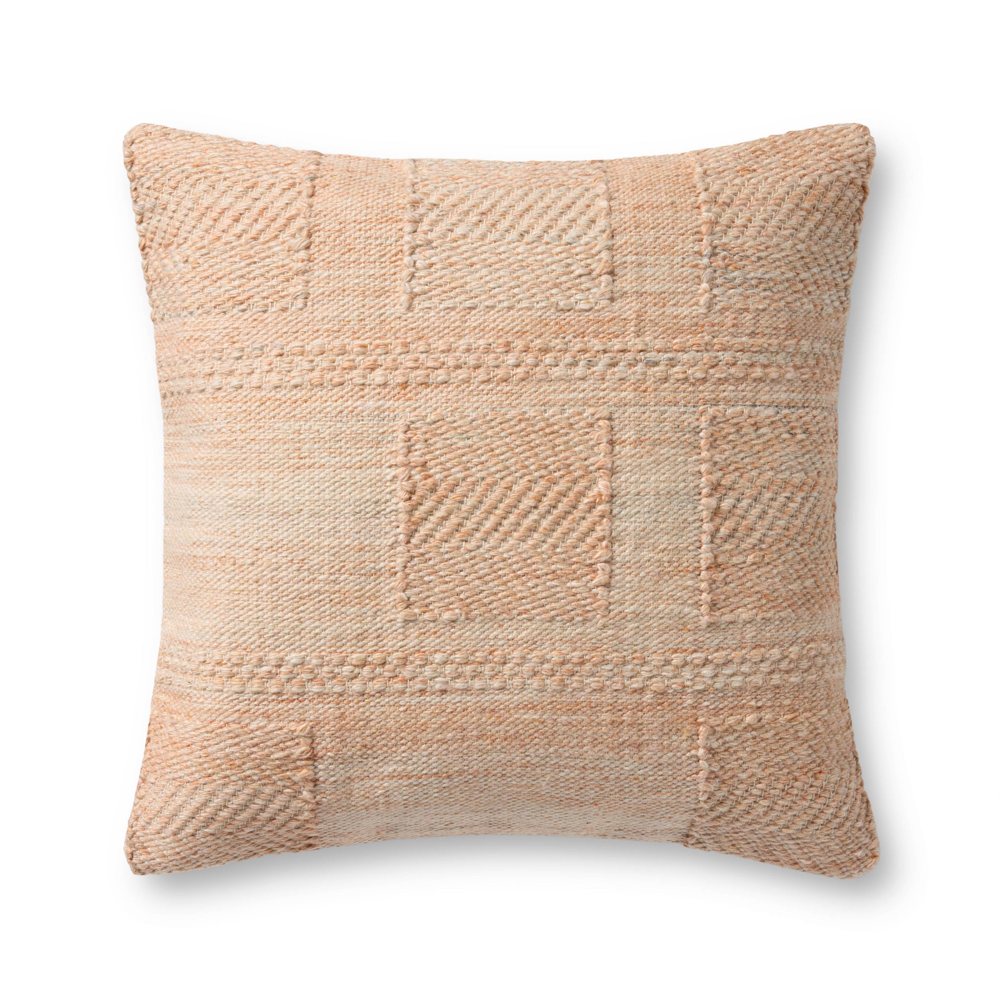 Rust Pillow (Pattern 6) — a Loloi pillow at Laurie Yapp Home.