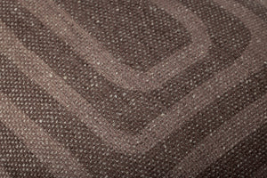 Brown Pillow (Pattern 7) shown from a different angle to reveal its pattern.