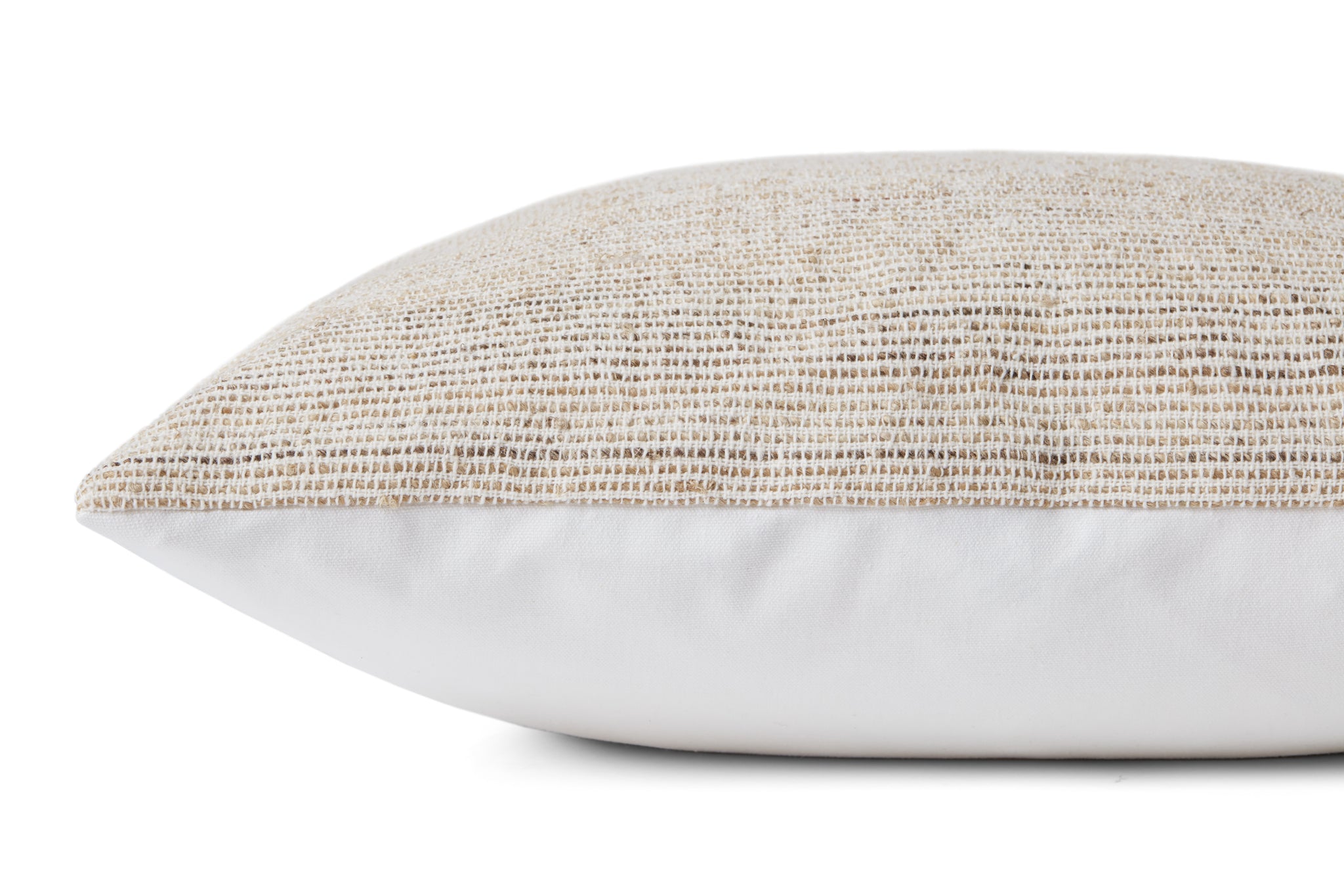 Natural Pillow (Pattern 7) shown from another angle.