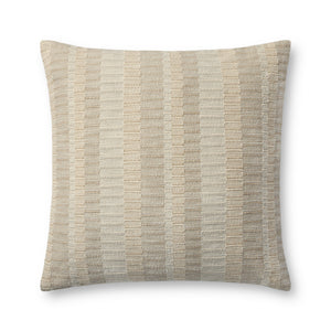 Natural / Ivory Pillow (Pattern 1) — a Loloi pillow at Laurie Yapp Home.