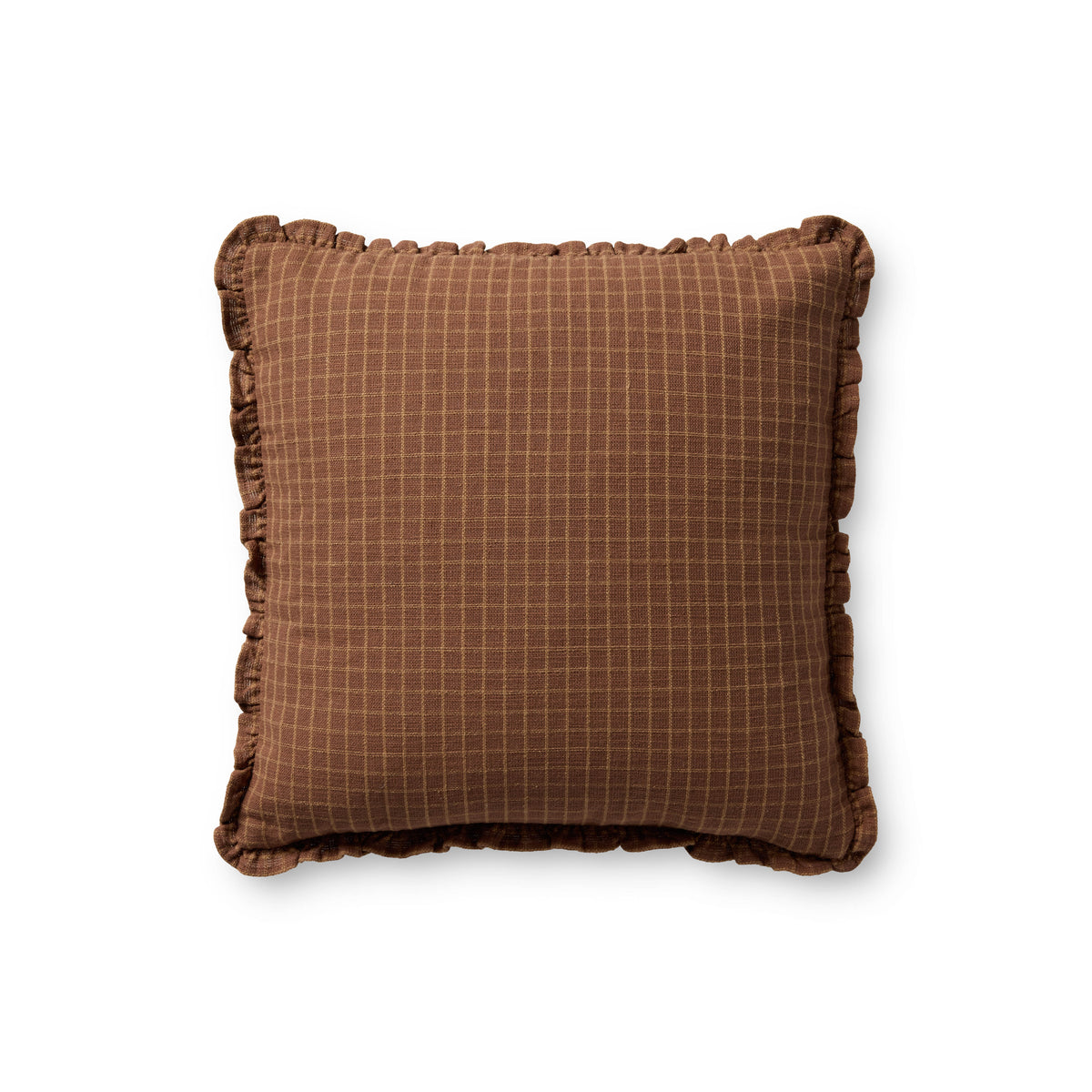 Dinah Chestnut Pillow — a Loloi pillow at Laurie Yapp Home.