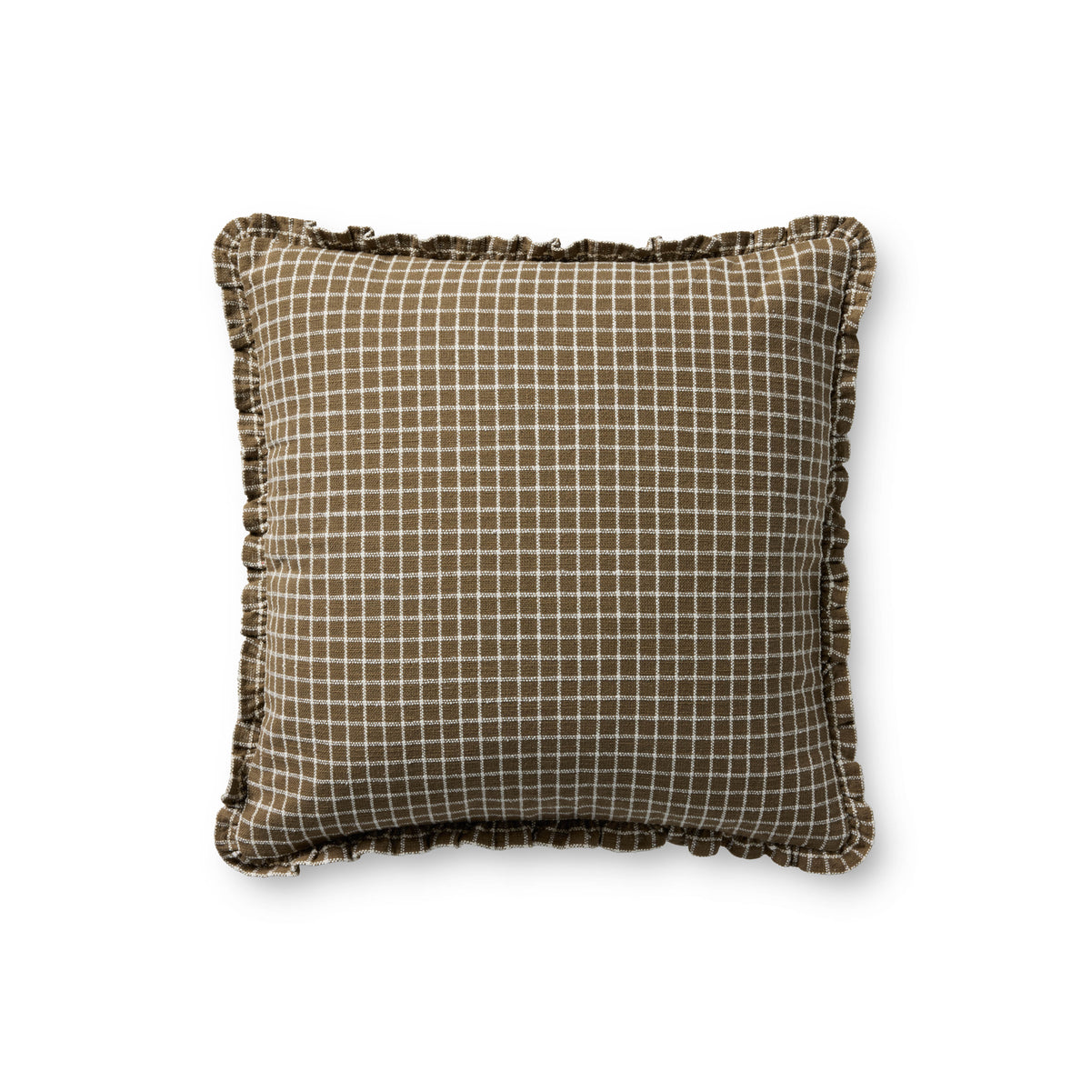 Dinah Chocolate Pillow — a Loloi pillow at Laurie Yapp Home.