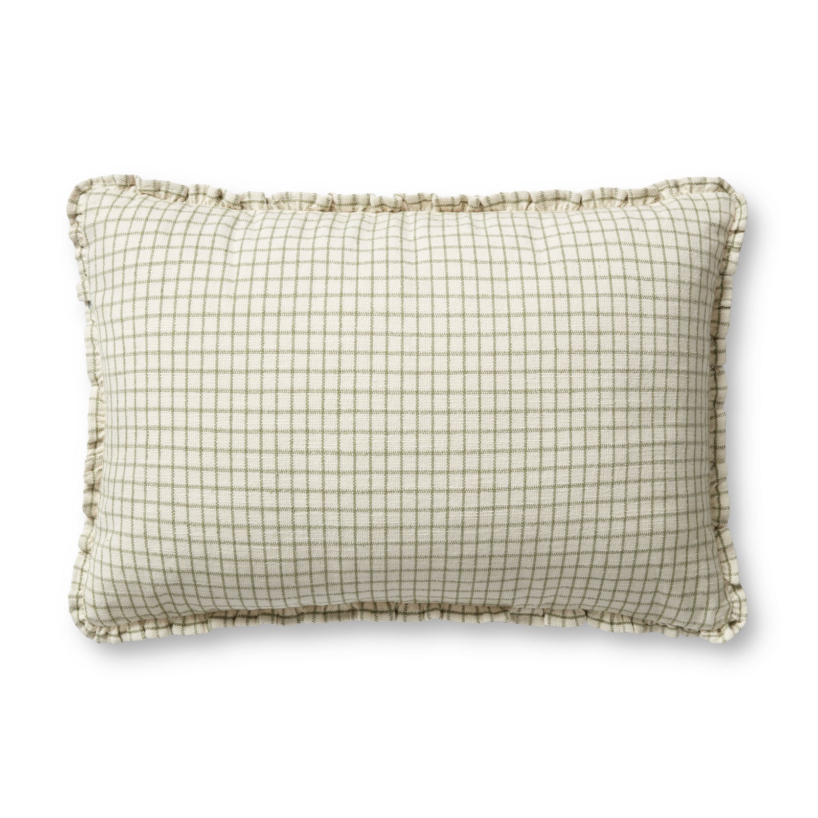 Dinah Ivory / Moss Pillow — a Loloi pillow at Laurie Yapp Home.