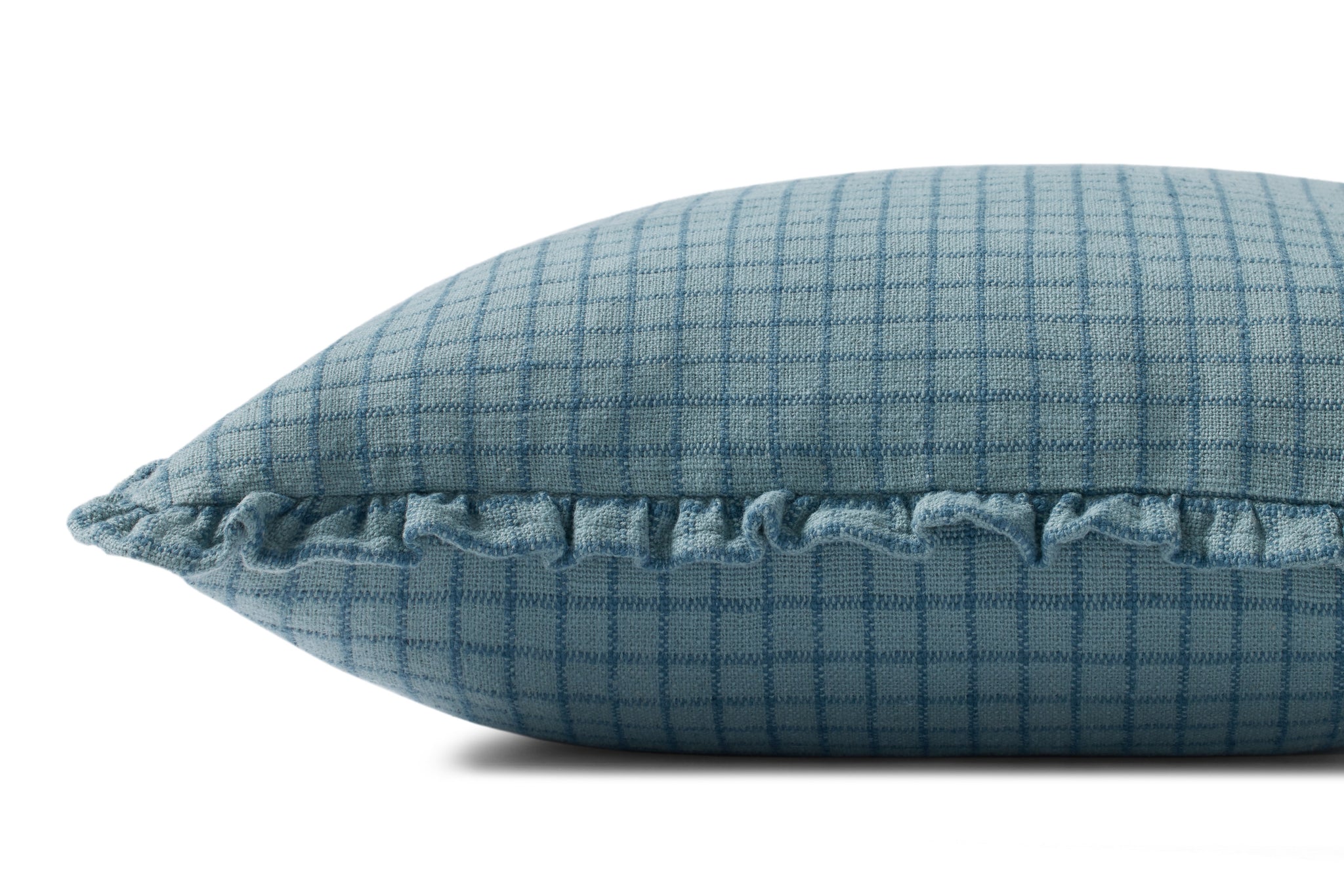 Dinah Ocean / Blue Pillow shown from another angle.