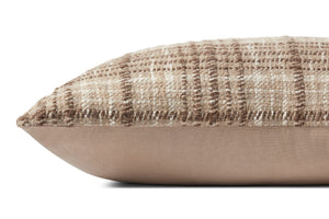 Beau Brown / Ivory Pillow shown from another angle.
