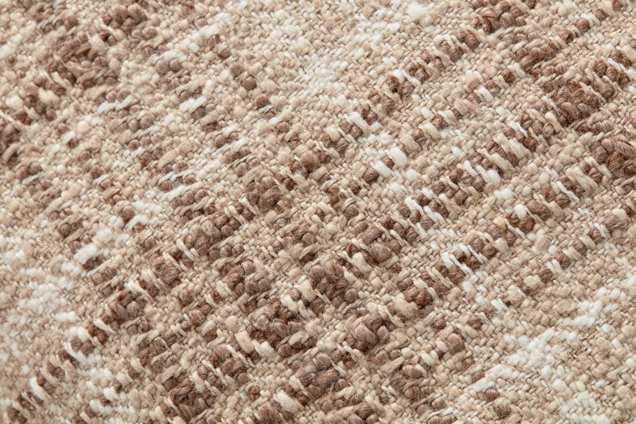 Beau Brown / Ivory Pillow shown from a different angle to reveal its pattern.
