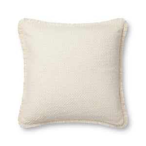 Ivory Pillow (Pattern 9) — a Loloi pillow at Laurie Yapp Home.