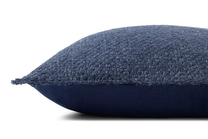 Navy Pillow (Pattern 5) shown from another angle.