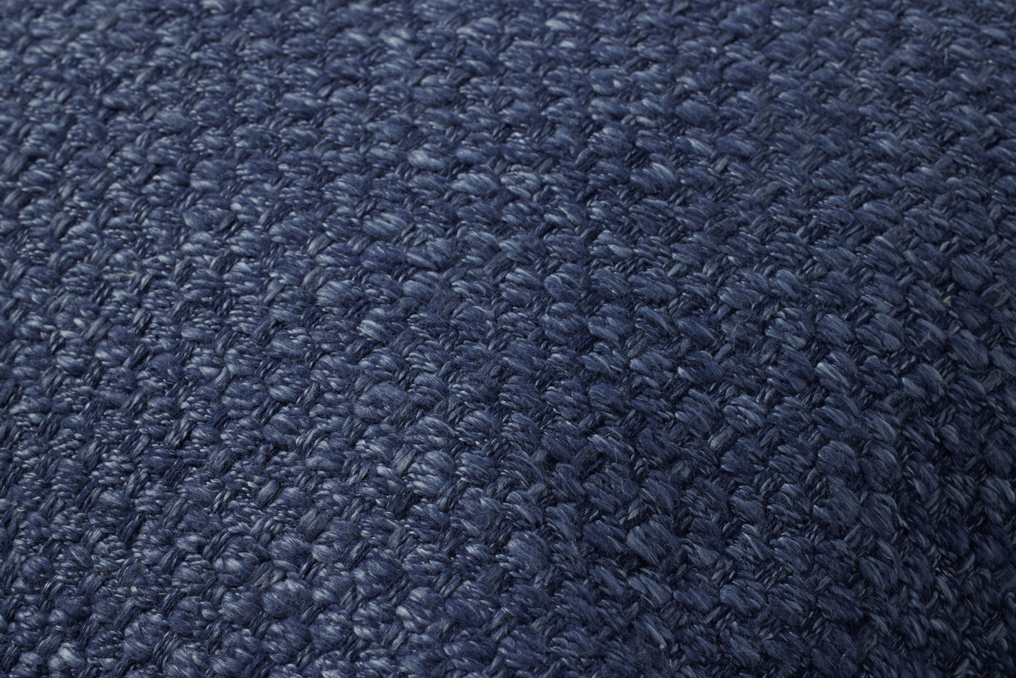 Navy Pillow (Pattern 5) shown from a different angle to reveal its pattern.