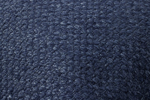 Navy Pillow (Pattern 5) shown from a different angle to reveal its pattern.