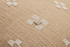 Natural Pillow (Pattern 9) shown from a different angle to reveal its pattern.