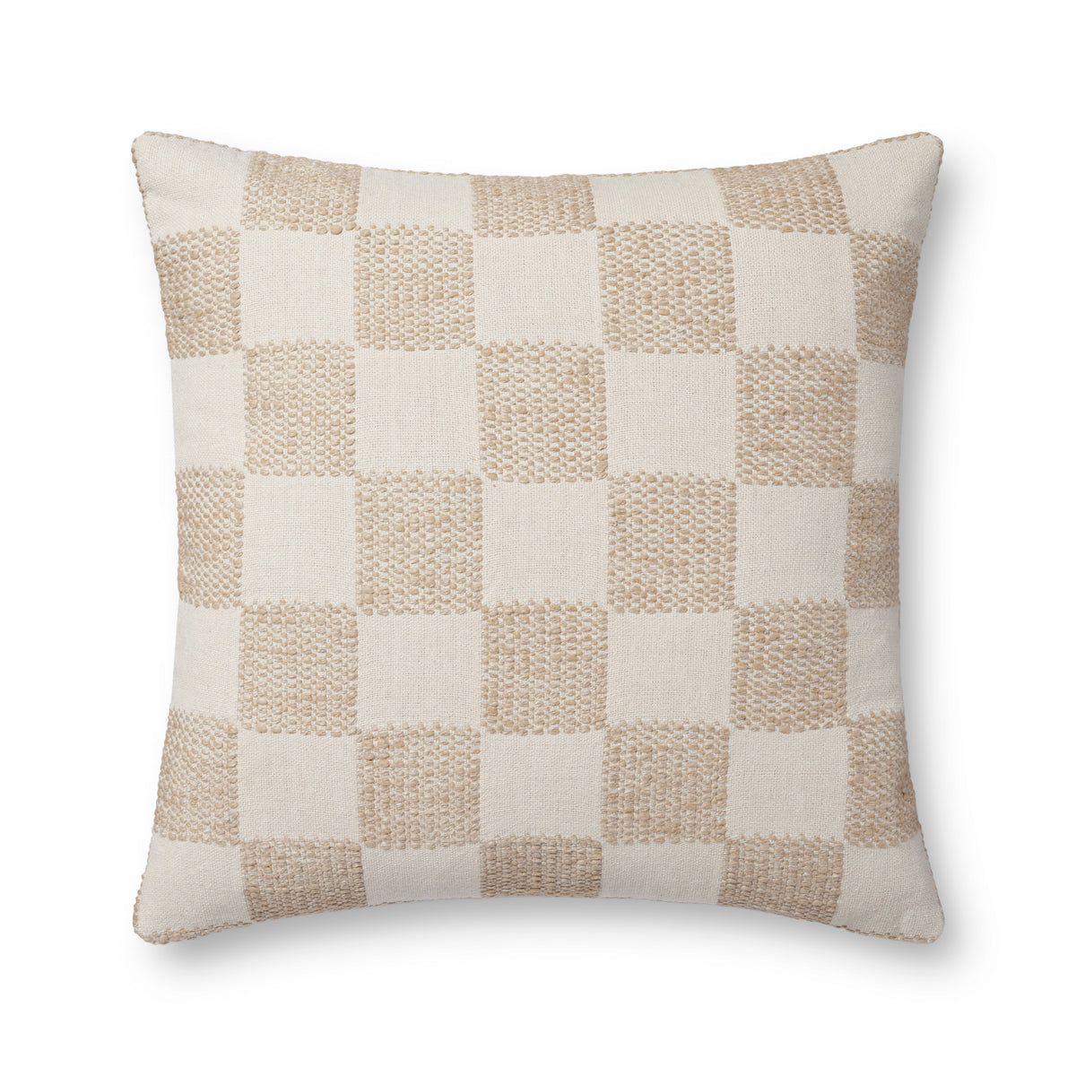 Beige Pillow (Pattern 1) — a Loloi pillow at Laurie Yapp Home.