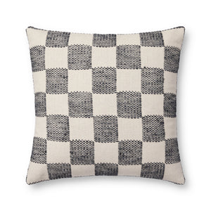 Black Pillow (Pattern 4) — a Loloi pillow at Laurie Yapp Home.