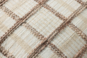 Norman Ivory / Brown Pillow shown from another angle.