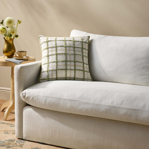 Norman Ivory / Green Pillow shown from another angle.